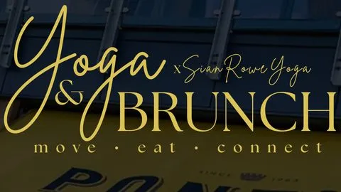 Yoga & Brunch with Sian Rowe Yoga poster