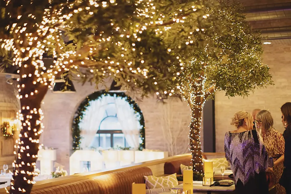 Interior view of of a wedding reception within Ponti's Italian Kitchen, Fox Valley Sheffield