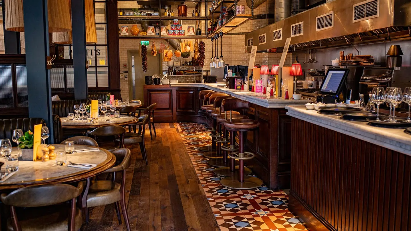 An internal shot of our Ponti's Italian Kitchen Fox Valley, Sheffield restaurant